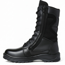 Bota táctica con cierre Modelo 411 - Negro Suela goma de hule sbr