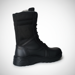 Bota con casco de acero táctica sin cierre Modelo 403 - Negro Suela Ranil