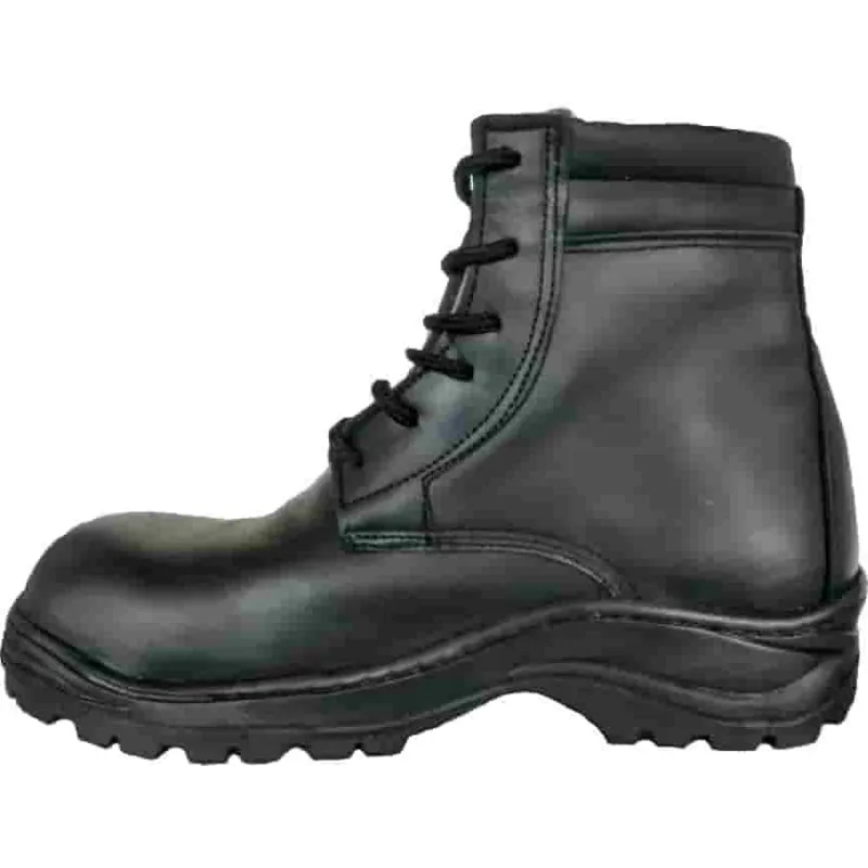 Bota Industrial 246 Negra | Suela SBR Hule Natural | Mayoreo