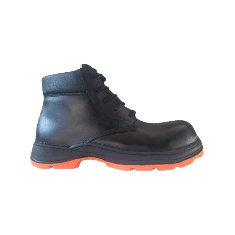 Bota industrial 282 - Negro Suela goma hule NBR acrilo nitrilo Bicolor Bota industrial 282 - Negro Suela goma hule NBR acrilo nitrilo Bicolor