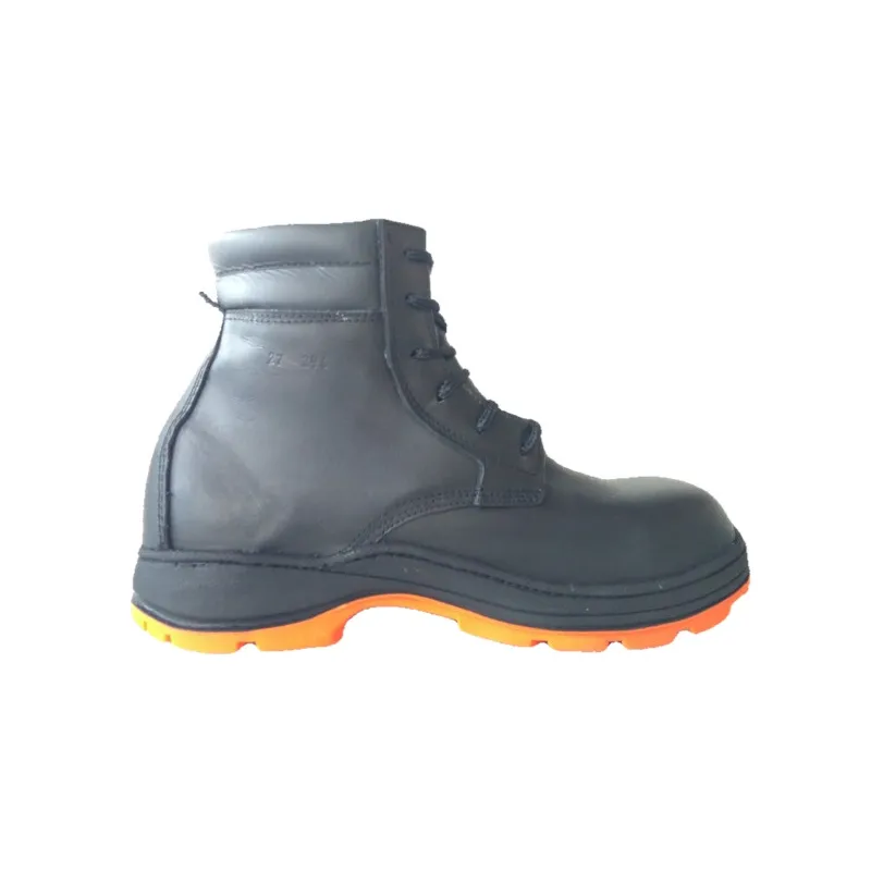 Bota Industrial 246 | Suela NBR Bicolor Químicos | Piel