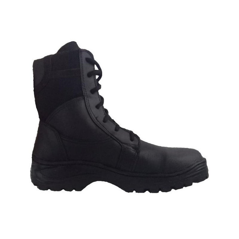 Botín táctico sin cierre Modelo 413 - Negro Suela Goma de Hule Sbr Botín táctico sin cierre Modelo 413 - Negro Suela Goma de Hule Sbr