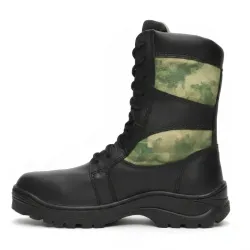 Bota militar 433 Sin Cierre | Suela goma de hule SBR cómoda | 100%Piel