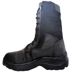 Bota táctica con cierre Modelo 423 con Bolsa Lateral - Negro Suela Goma de Hule Sbr