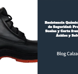 analisis de suela y corte en al calzado de seguridad y bota táctica